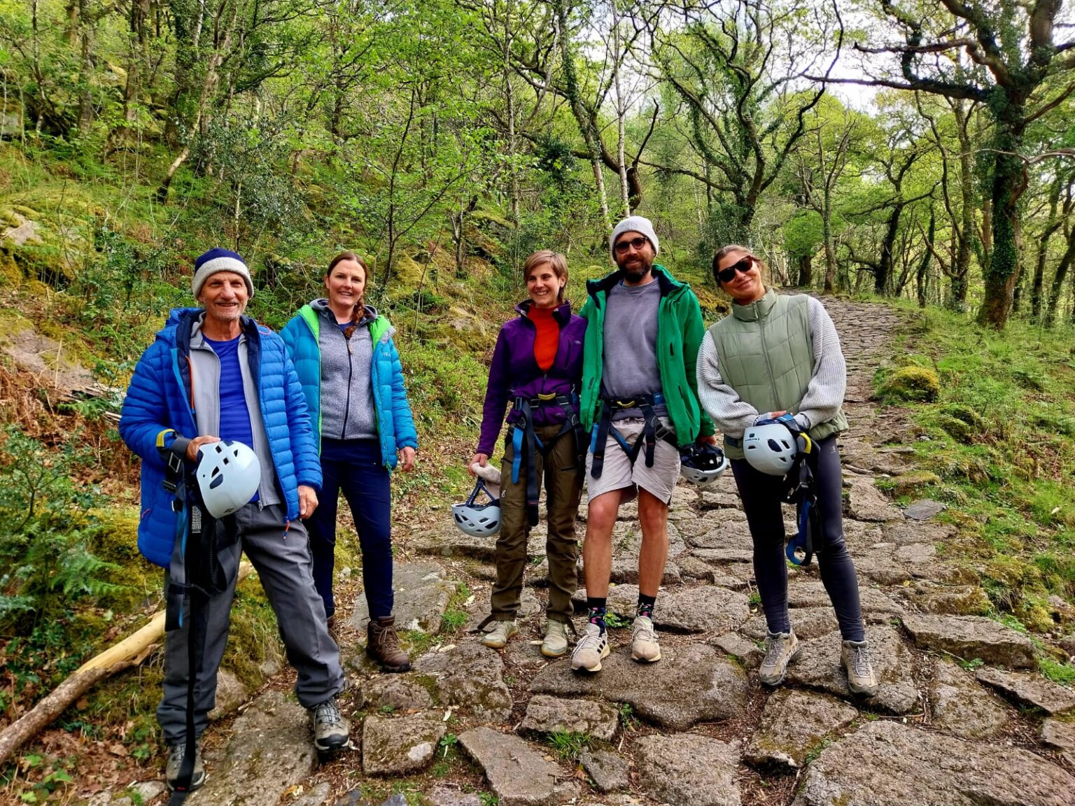 A group of volunteers who raised money for Adventure Therapy in Dartmoor