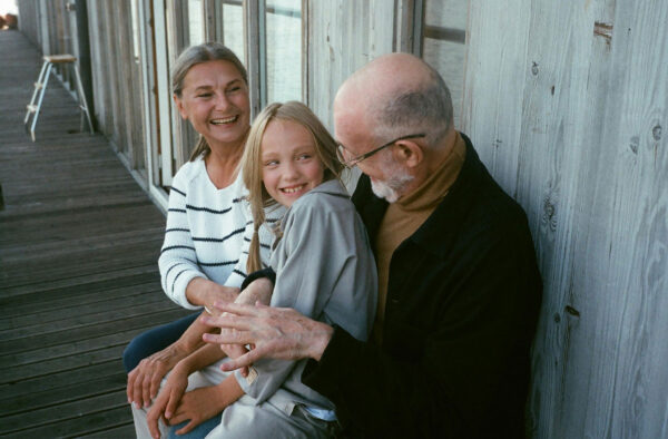 grandparents with granddaughter