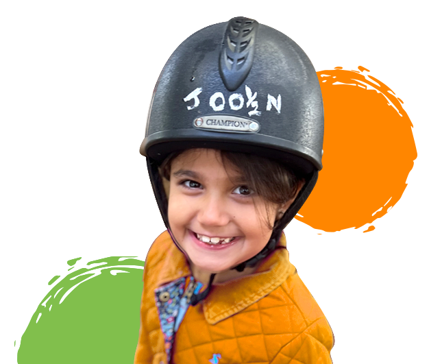little girl requesting donation